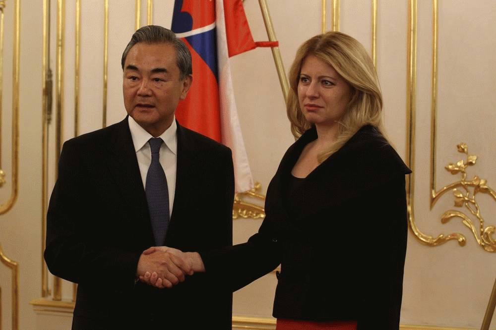 President Zuzana Čaputová received Mr Wang Yia, Minister of Foreign Affairs of the People’s Republic of China