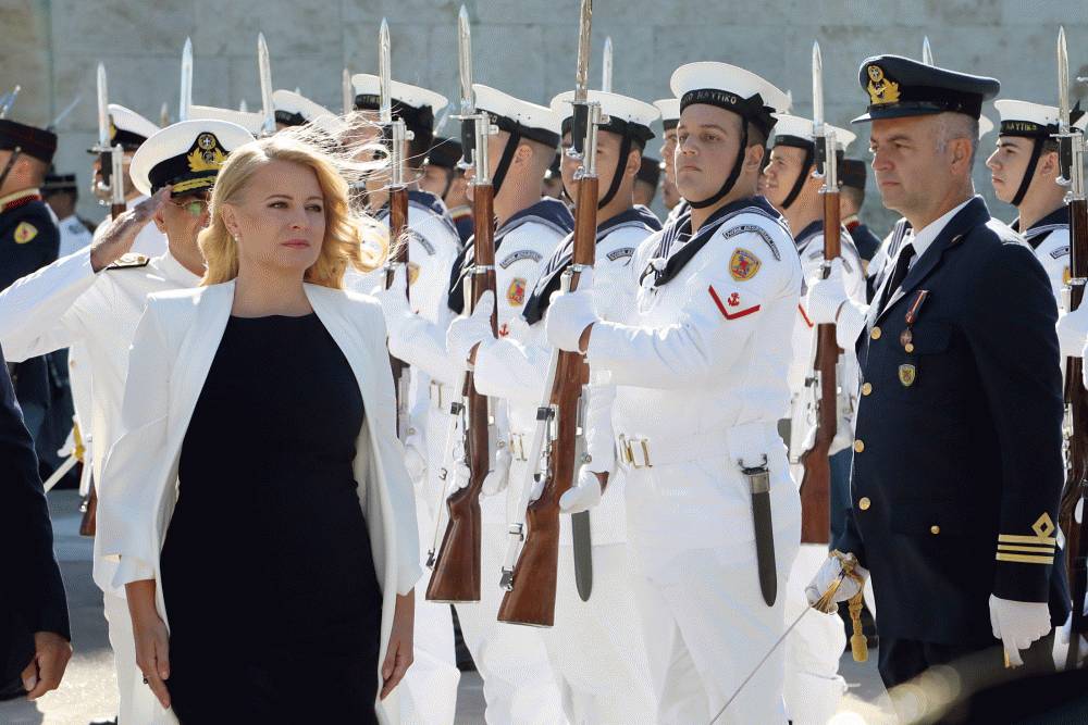 Prezidentka sa stretla s gréckou prezidentkou a premiérom