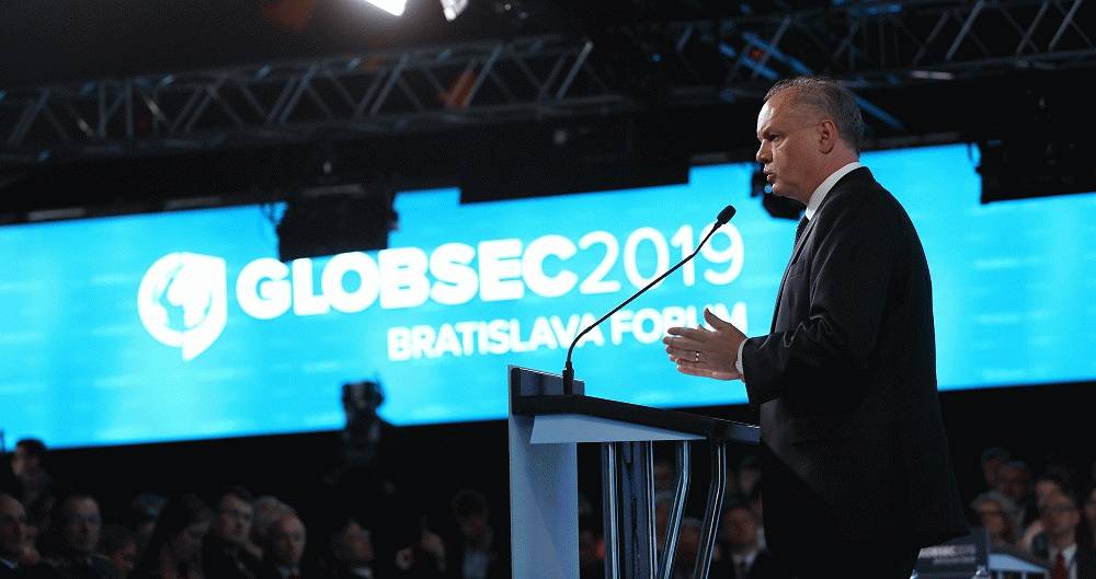 Kiska in his last address at Globsec: We need a strong and united Europe