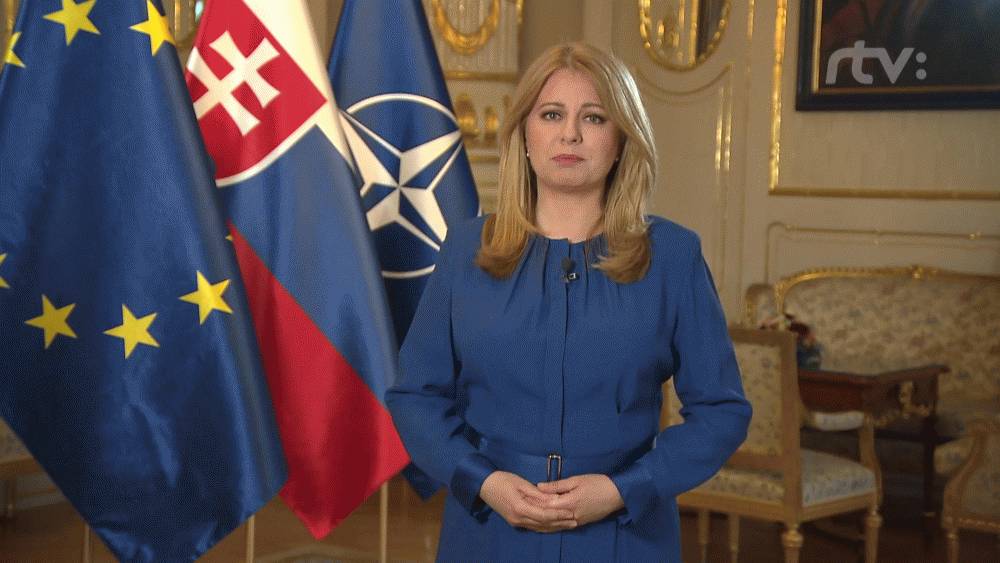 President on Slovak Radio and Television: Russian attack rewrites modern history