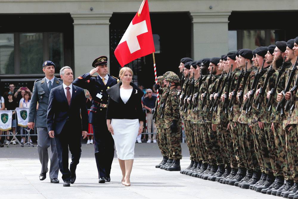 Prezidentka pricestovala na štátnu návštevu Švajčiarska