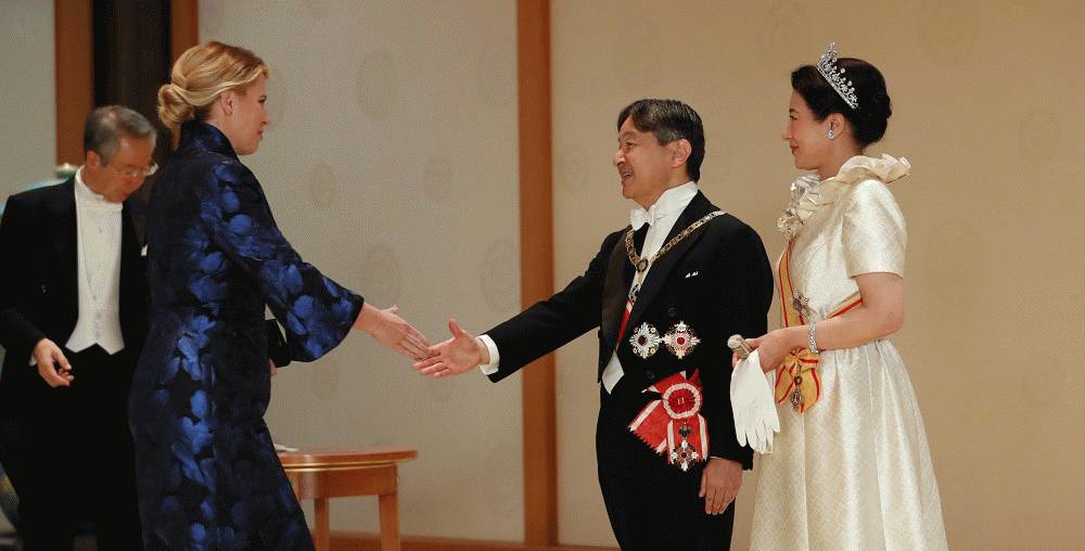 The president has congratulated the new Japanese emperor on behalf of Slovakia