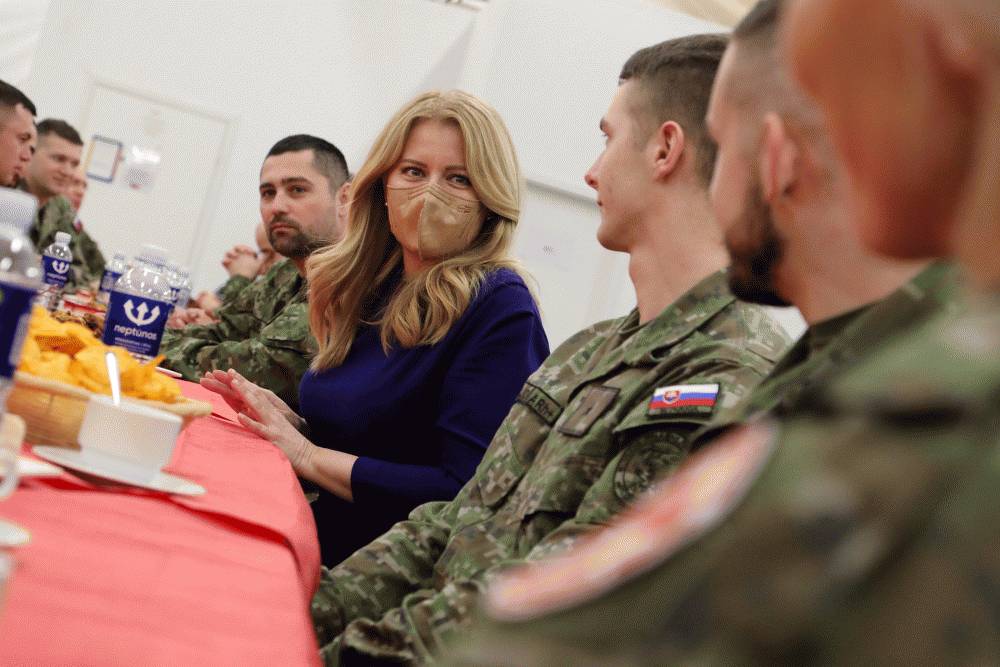 Prezidentka počas návštevy základne v Lotyšsku ocenila prácu vojakov