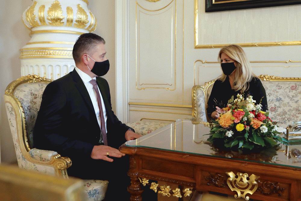 Prezidentka sa stretla s ministrom vnútra