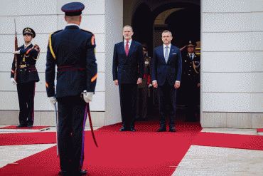 Prezident SR Peter Pellegrini privítal španielskeho kráľa Filipa VI.