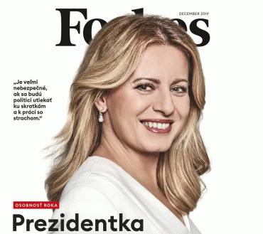 Magazín Forbes vyhlásil prezidentku za Osobnosť roka 2019