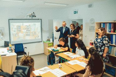 Prezident SR otvoril nový školský rok na Spojenej škole v Bratislave